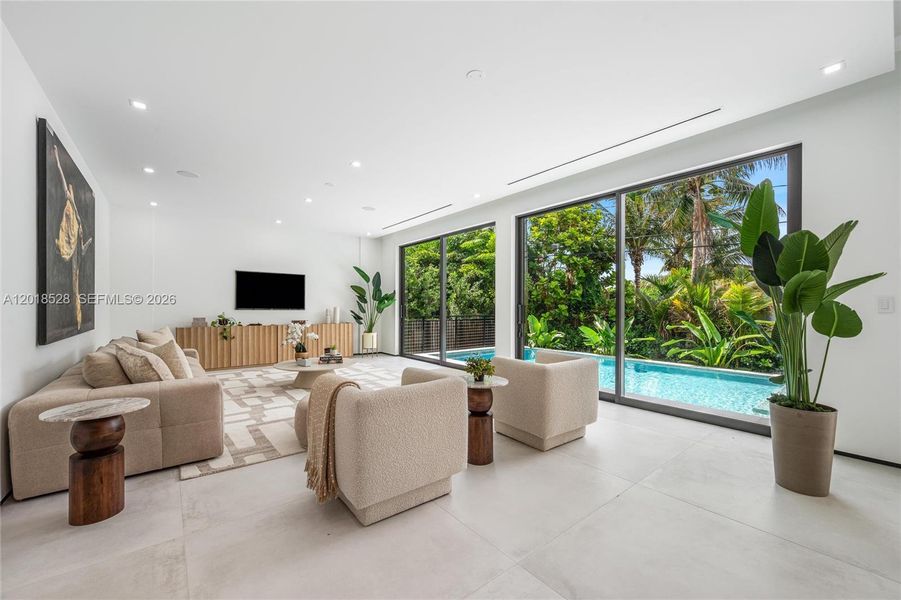 Furnished interior view inside a new home in , North Miami (Image 48).
