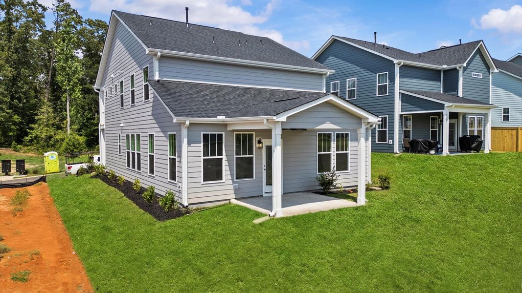 Front exterior of a new home in Pleasant Falls, Moore, SC, highlighting curb appeal (Image 23).