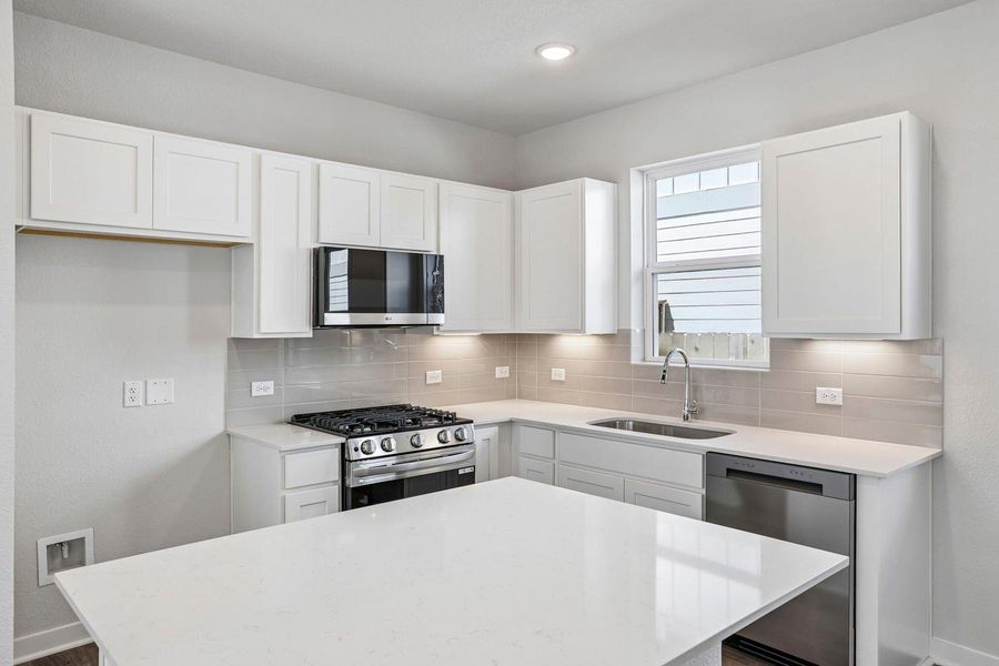 Furnished interior view inside a new home in Avery Centre, Round Rock (Image 7).