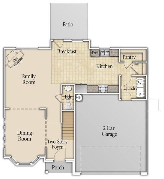 2D floor plan layout for the The Chatman by RTS Homes in Tibet Road at Sassafras, Allenhurst, GA (Image 5). 2D floor plan layout for the The Chatman by RTS Homes in Tibet Road at Sassafras, Allenhurst, GA (Image 5).