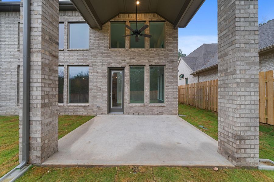 Exterior details and patio area of a home in COLTON, Montgomery (Image 23). Exterior details and patio area of a home in COLTON, Montgomery (Image 23).