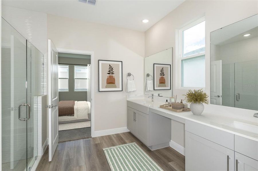 Furnished interior view inside a new home in Pasadena Woods, Dade City (Image 10). Furnished interior view inside a new home in Pasadena Woods, Dade City (Image 10).