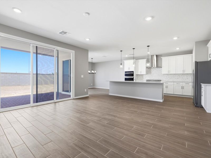 Spacious, unfurnished interior of a new home in Blossom Rock Reserve Series, Apache Junction (Image 12). Spacious, unfurnished interior of a new home in Blossom Rock Reserve Series, Apache Junction (Image 12).