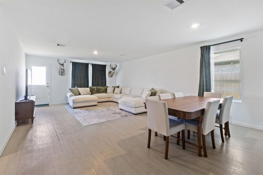 Furnished interior view inside a new home in Samara, League City (Image 16).