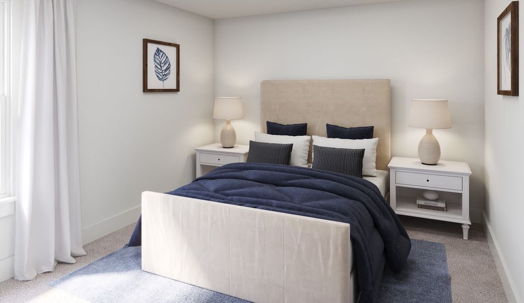 Representative furnished interior of a home built from the Hammock by Mattamy Homes in Cardinal Landing, Coats (Image 10).