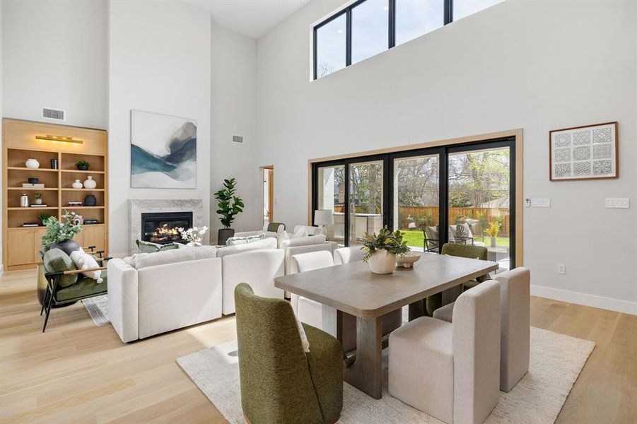 Furnished interior view inside a new home in , Dallas (Image 15).