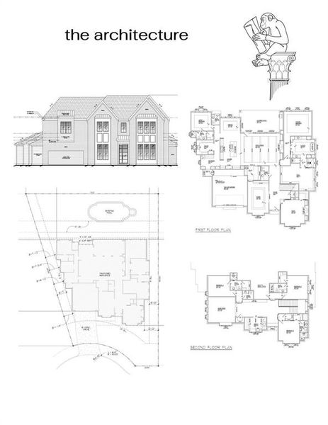 Floor Plan and Front Elevation