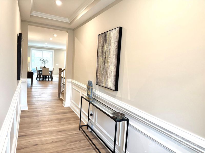 Furnished interior view inside a new home in The Townes at Wade Ardrey, Charlotte (Image 20).