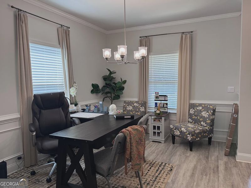 Furnished interior view inside a new home in Magnolia Villas, Cornelia (Image 7).