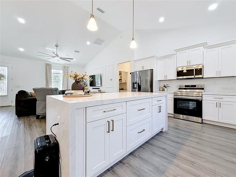 Furnished interior view inside a new home in , Dunnellon (Image 8).