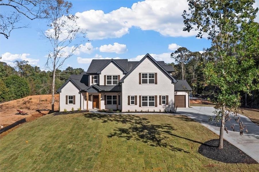 Front exterior of a new home in , Atlanta, GA, highlighting curb appeal (Image 37).