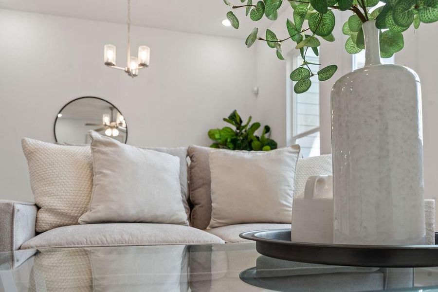 Close-up of interior finishes inside a home in , Houston (Image 22).