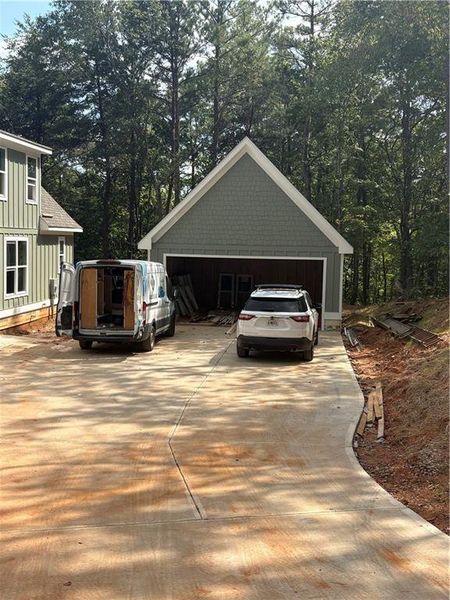 In-progress construction of a new home in , Ball Ground, GA (Image 59).