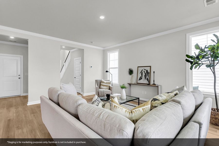 Furnished interior view inside a new home in Pineland Preserve, Summerville (Image 20).