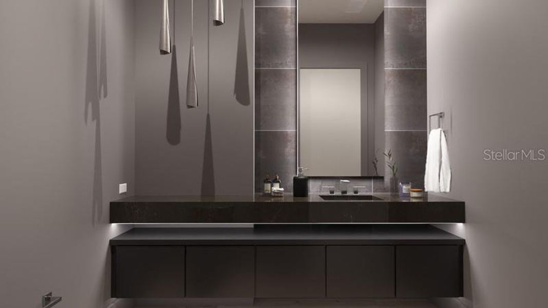 Furnished interior view inside a new home in , Tampa (Image 11).