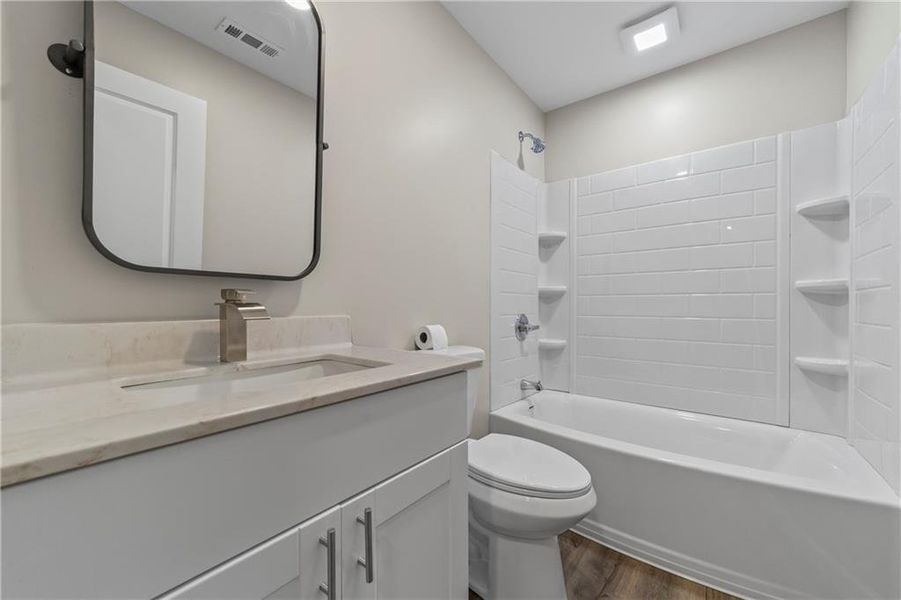 Furnished interior view inside a new home in , Flowery Branch (Image 4).