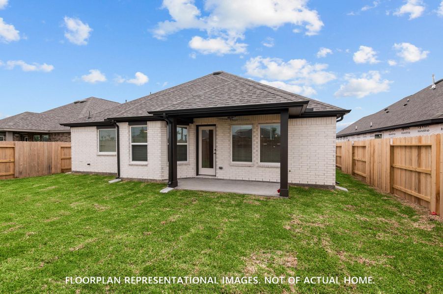 Front exterior of a new home in Moran Ranch, Willis, TX, highlighting curb appeal (Image 14). Front exterior of a new home in Moran Ranch, Willis, TX, highlighting curb appeal (Image 14).