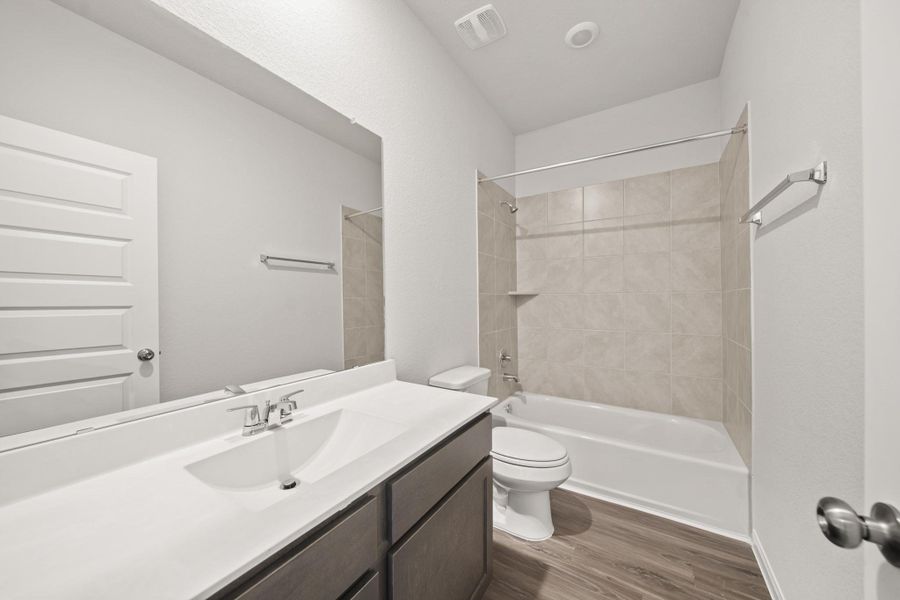 Furnished interior view inside a new home in Bluestem, Brookshire (Image 8).