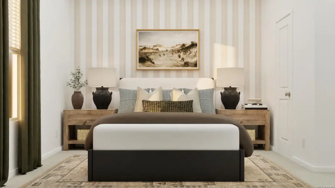 Furnished interior view inside a new home in Grace Gardens, San Antonio (Image 16).