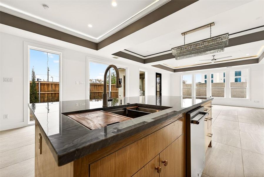 Furnished interior view inside a new home in , Richardson (Image 9).