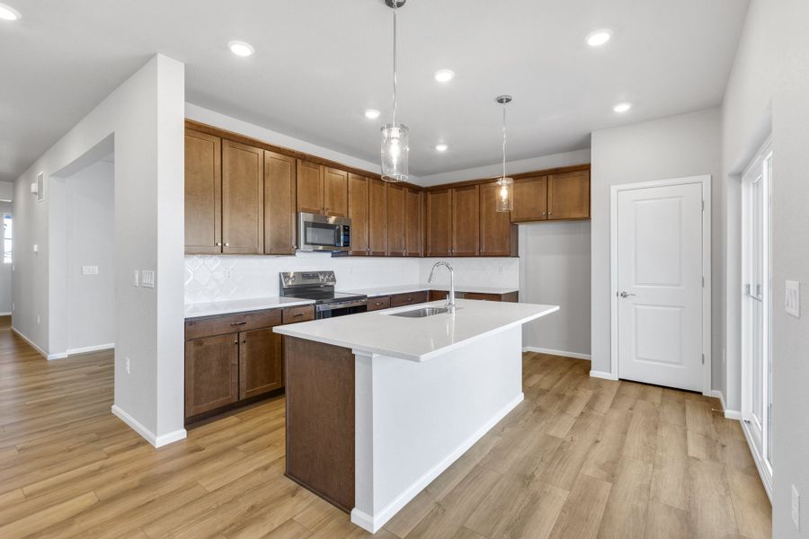 Furnished interior view inside a new home in Talon Pointe, Thornton (Image 3).
