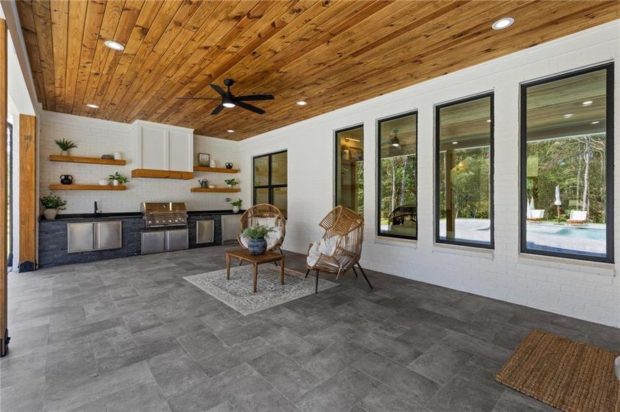 Exterior details and patio area of a home in , Dacula (Image 3).