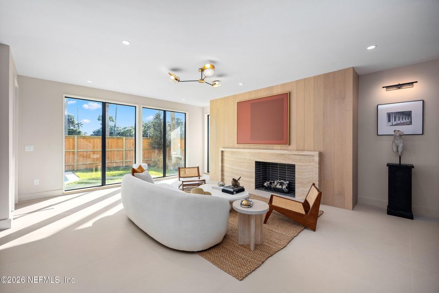 Furnished interior view inside a new home in , Atlantic Beach (Image 10).