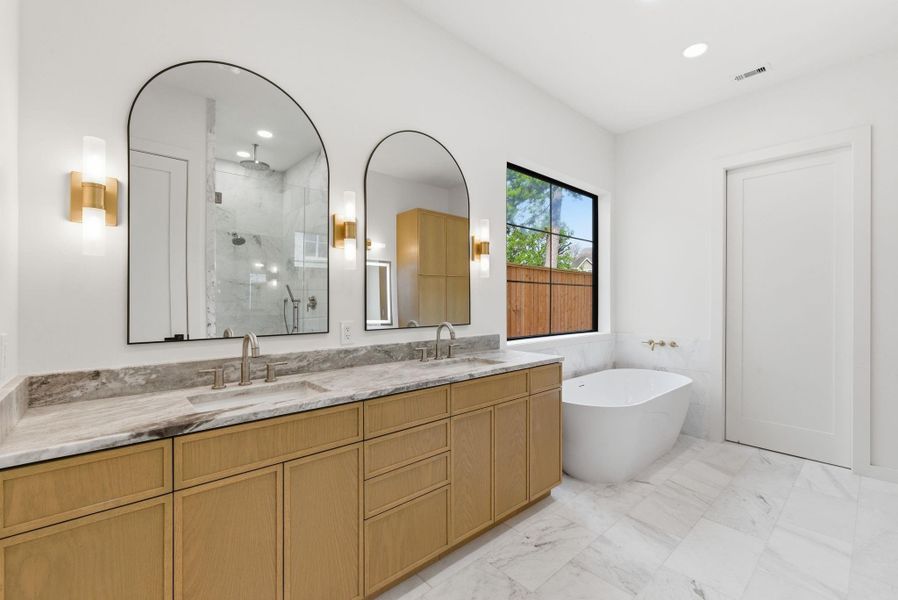 Furnished interior view inside a new home in , Houston (Image 8).