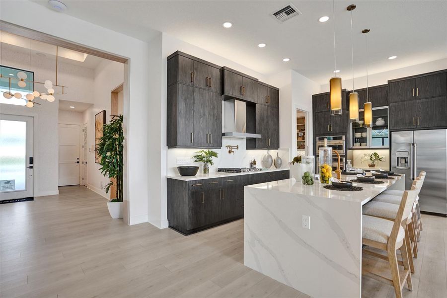 Furnished interior view inside a new home in Esprit at Avenir, Palm Beach Gardens (Image 32).