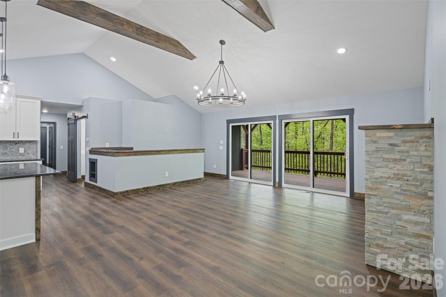 Spacious, unfurnished interior of a new home in , Purlear (Image 32).