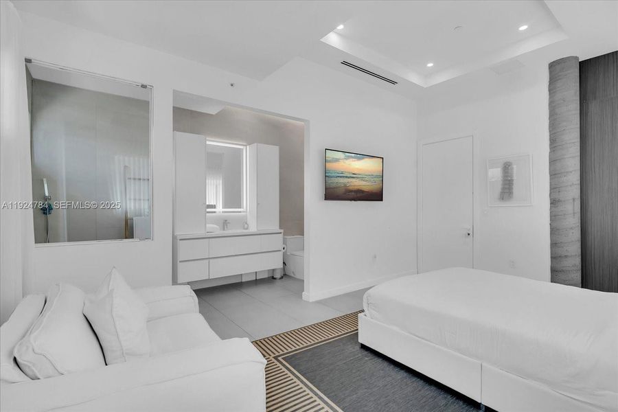 Furnished interior view inside a new home in , Miami Beach (Image 28). Furnished interior view inside a new home in , Miami Beach (Image 28).