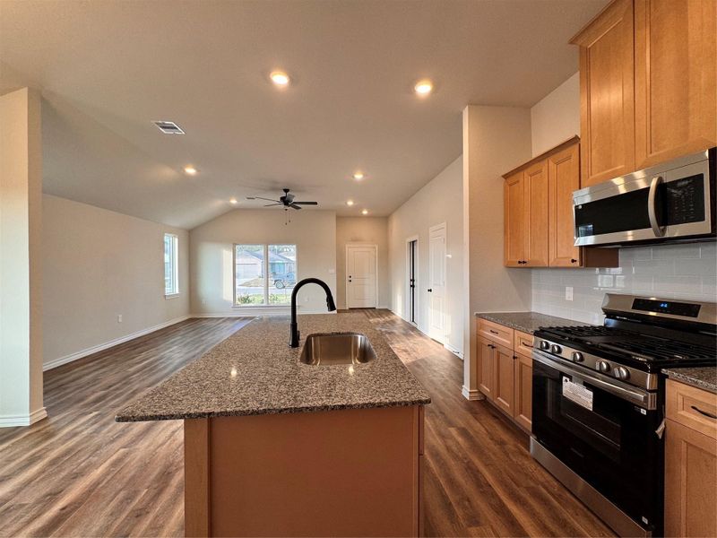 Furnished interior view inside a new home in , Splendora (Image 7).