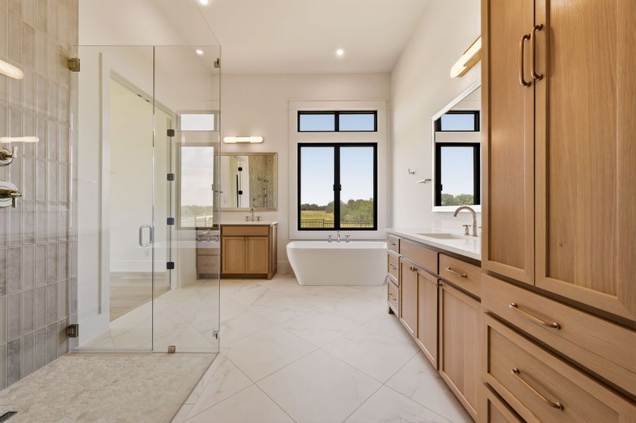 Furnished interior view inside a new home in Fleming Pointe, Fort Worth (Image 14).