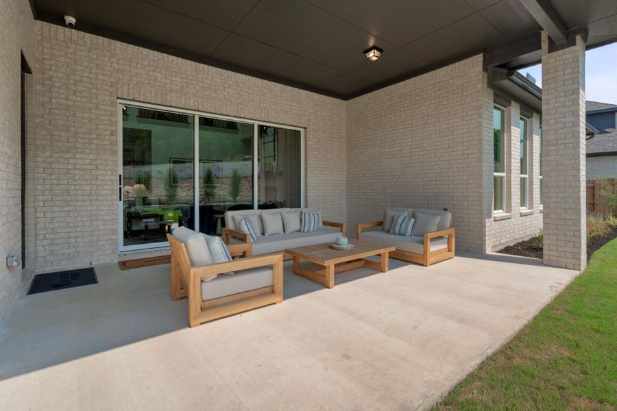 Rear Covered Patio