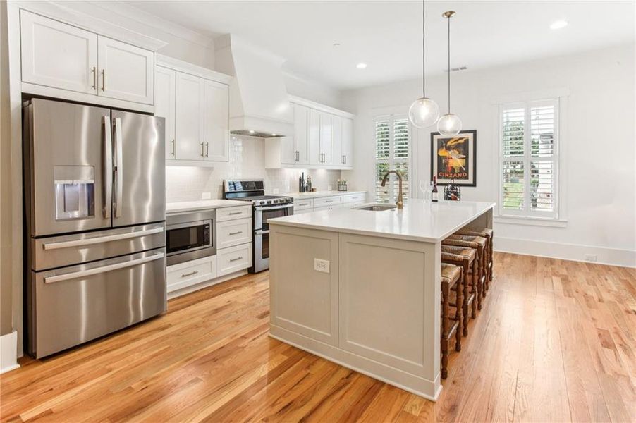 Furnished interior view inside a new home in , Marietta (Image 32).
