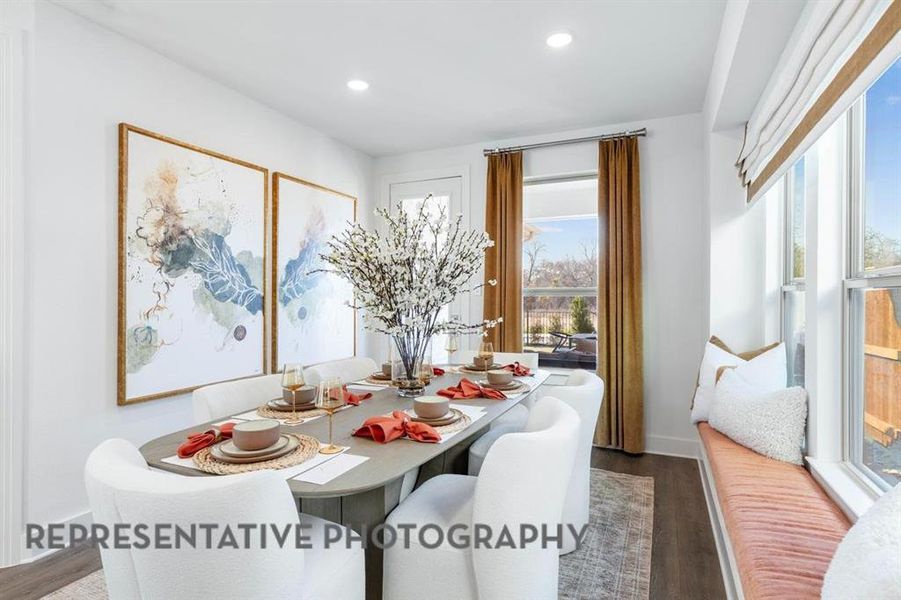 Furnished interior view inside a new home in The Parks at Wilson Creek, Celina (Image 7).
