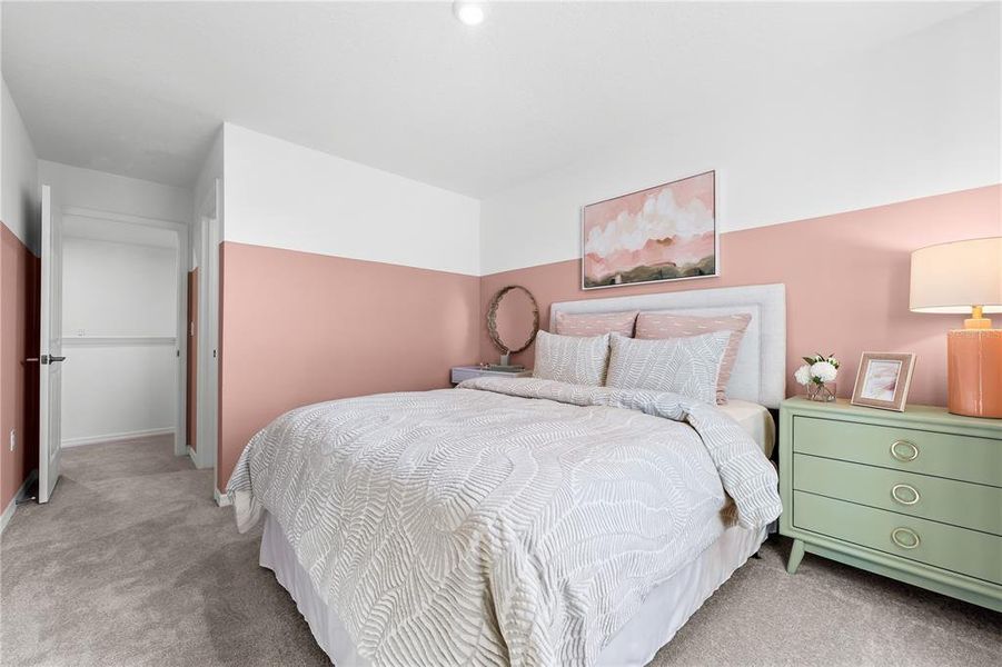 Furnished interior view inside a new home in Oakfield Trails, Parrish (Image 33). Furnished interior view inside a new home in Oakfield Trails, Parrish (Image 33).