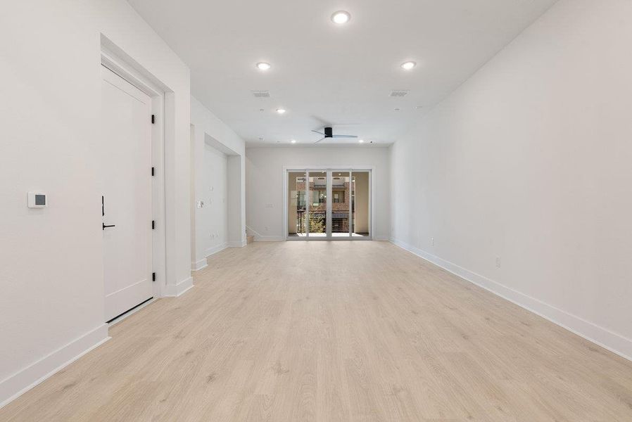 Spacious, unfurnished interior of a new home in The Grove, Austin (Image 21). Spacious, unfurnished interior of a new home in The Grove, Austin (Image 21).