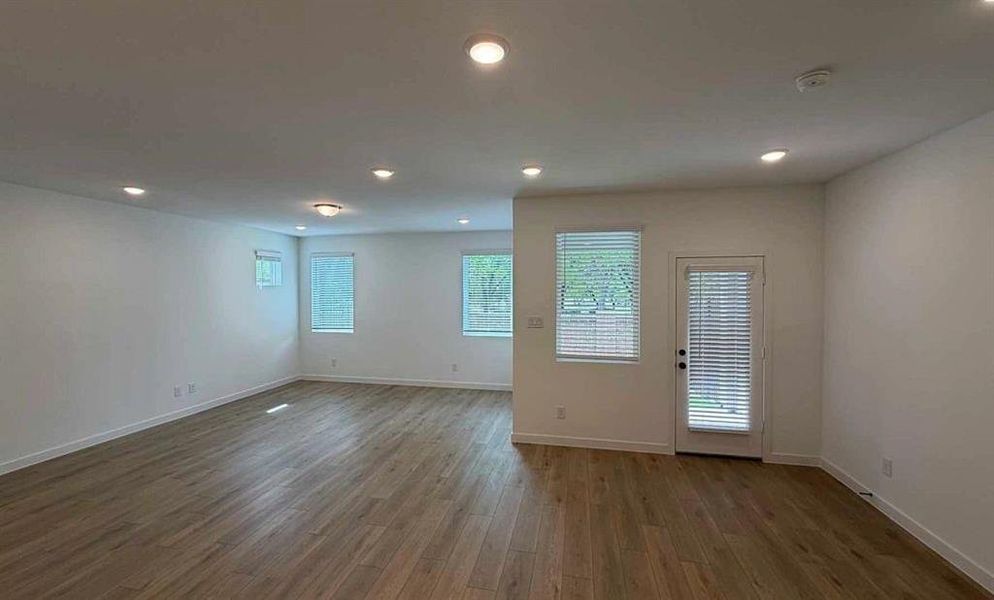 Open Living-Dining Room Construction Progress