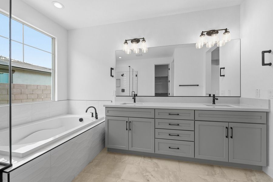 Furnished interior view inside a new home in Combs Ranch, San Tan Valley (Image 12).