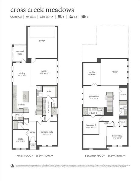 Our new Corsica plan offers grand living-entertaining spaces both upstairs and down!