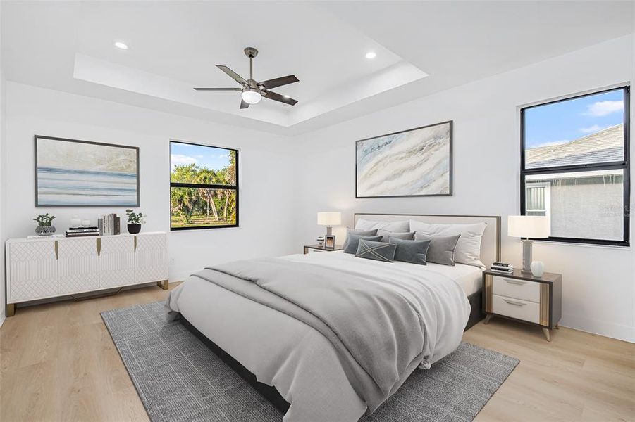 Furnished interior view inside a new home in , Rotonda West (Image 10).