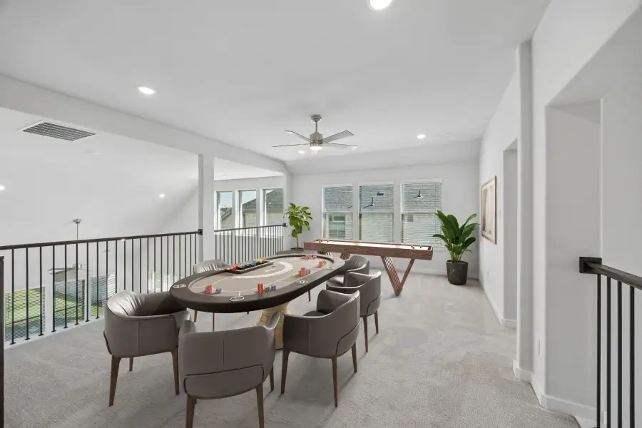 Game Room in the Monet II home plan by Trophy Signature Homes – REPRESENTATIVE PHOTO Game Room in the Monet II home plan by Trophy Signature Homes – REPRESENTATIVE PHOTO