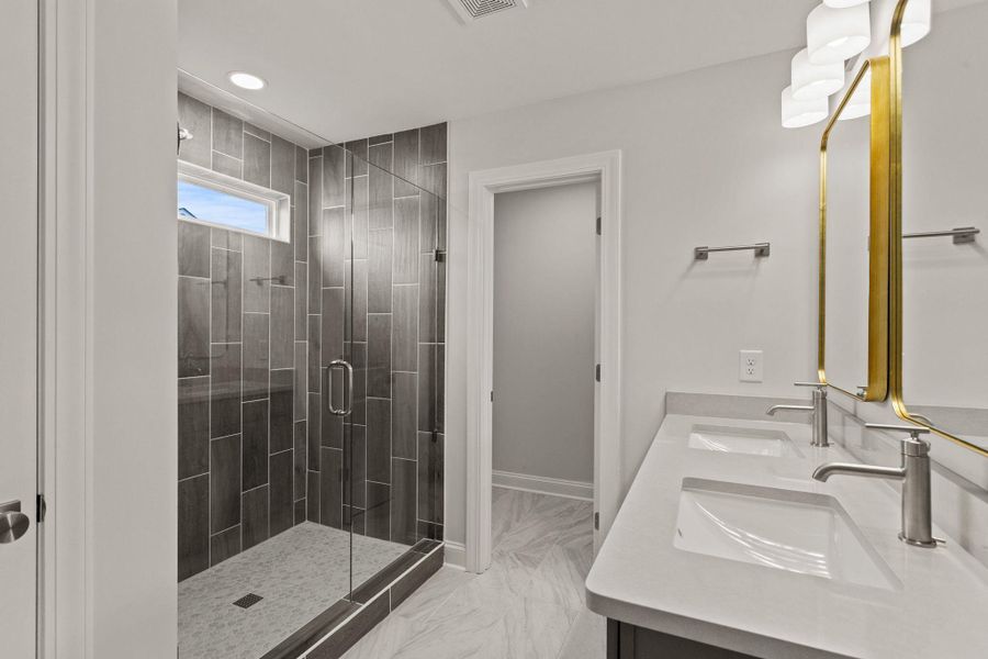 Furnished interior view inside a new home in Sweetgrass Station, Summerville (Image 12).