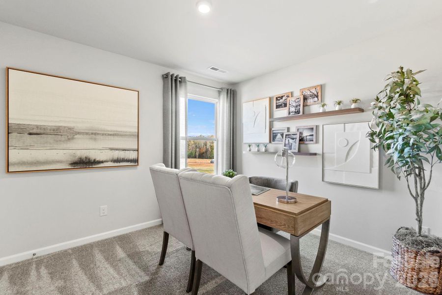 Furnished interior view inside a new home in The Meadows at Asbury Ridge, York (Image 22). Furnished interior view inside a new home in The Meadows at Asbury Ridge, York (Image 22).
