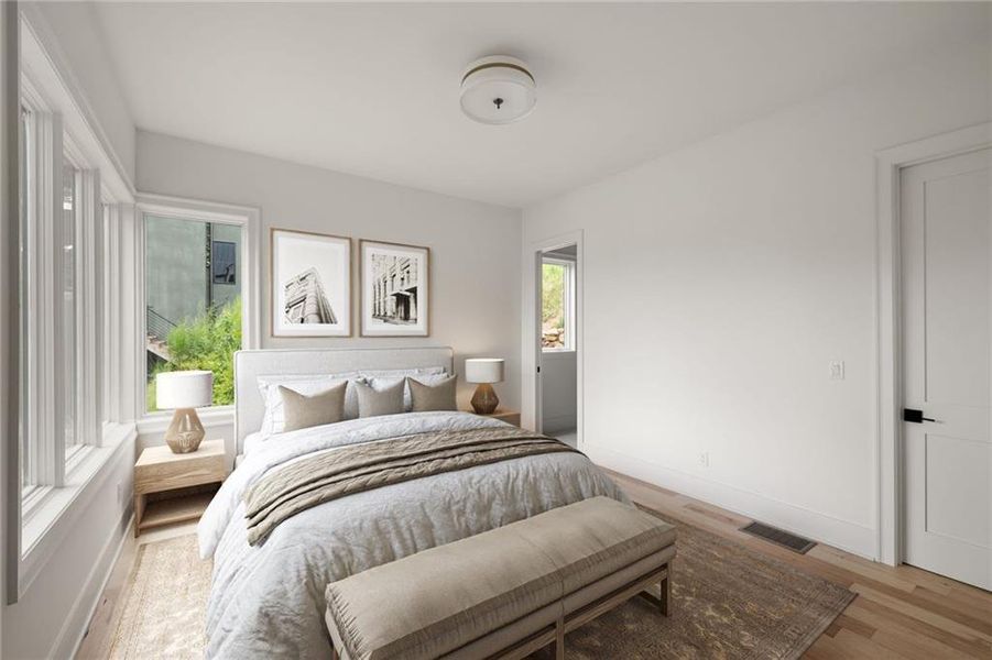 Furnished interior view inside a new home in , Chattahoochee Hills (Image 7).