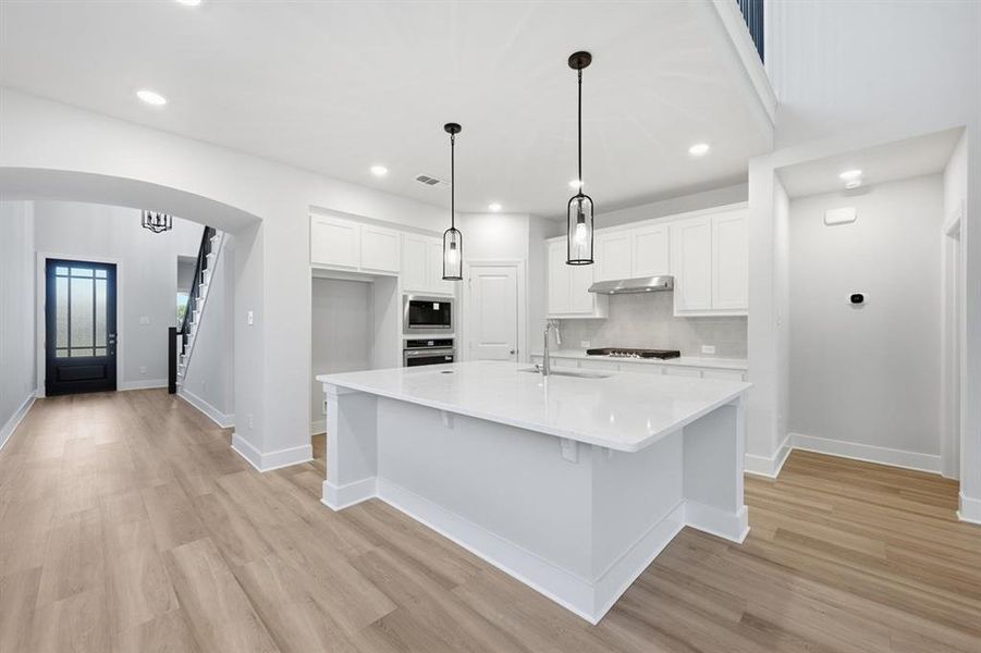 Furnished interior view inside a new home in Bel Air Village: 40ft. lots, Sherman (Image 7). Furnished interior view inside a new home in Bel Air Village: 40ft. lots, Sherman (Image 7).