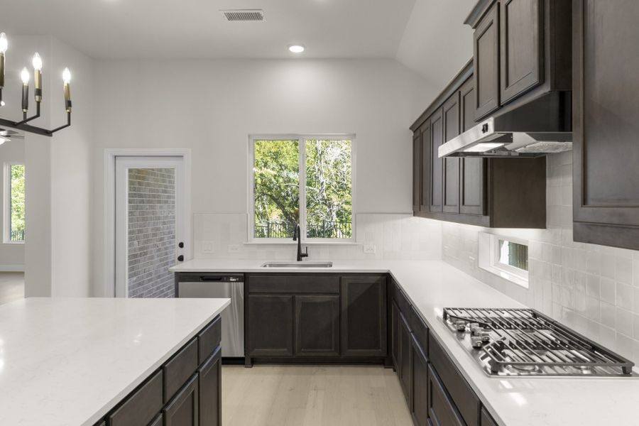 Representative furnished interior of a home built from the Preston by Pacesetter Homes in Park Hills, Rockwall (Image 8).