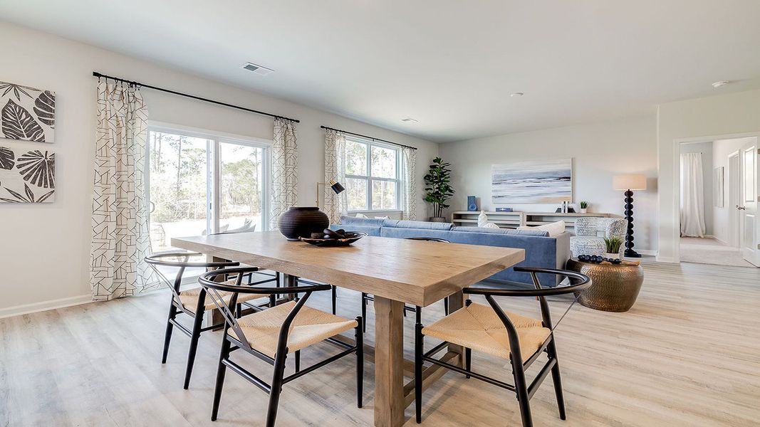 Furnished interior view inside a new home in Cypress Landing, Hardeeville (Image 9).