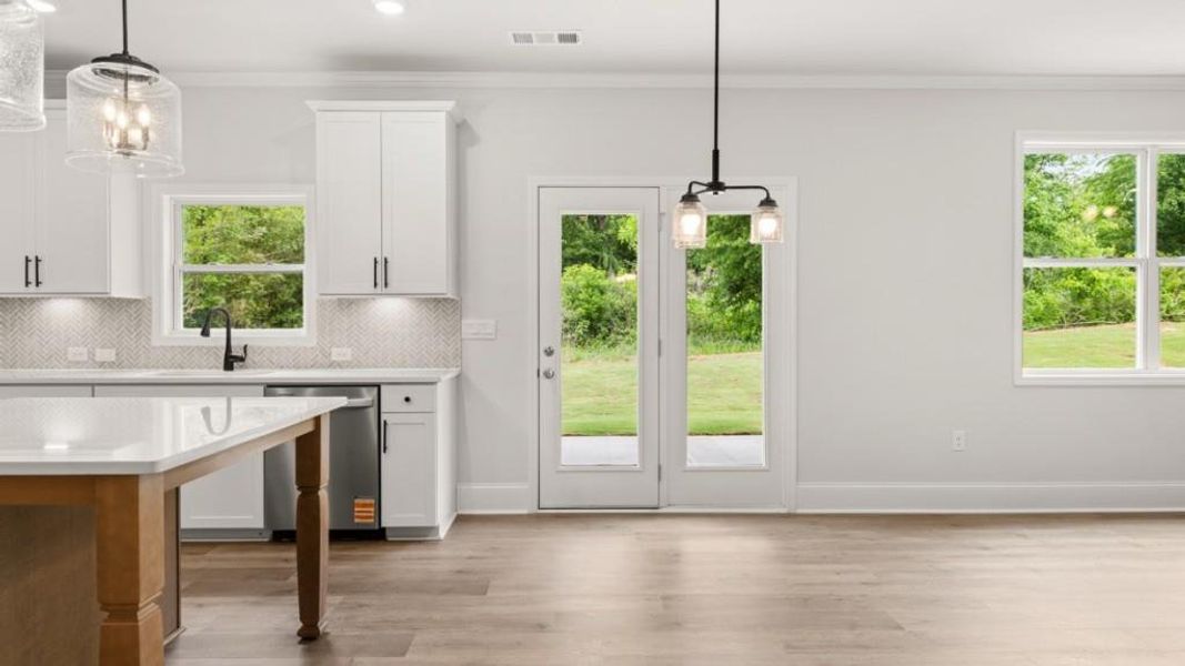 Furnished interior view inside a new home in Haven Abbey, Cumming (Image 8).
